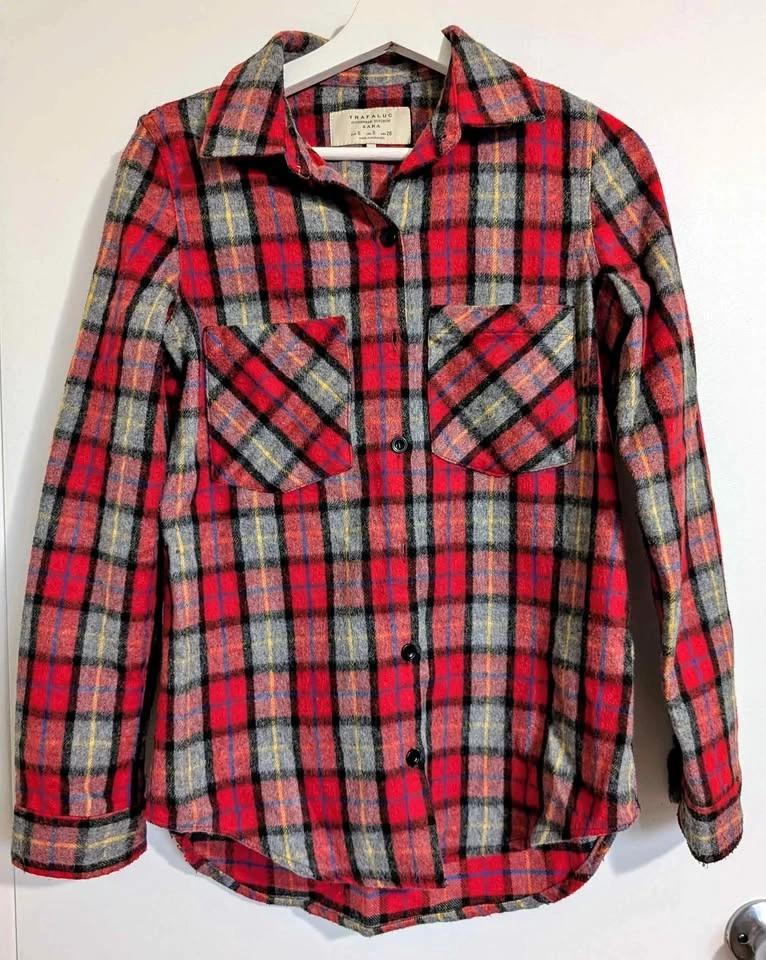 Plaid shirt-S