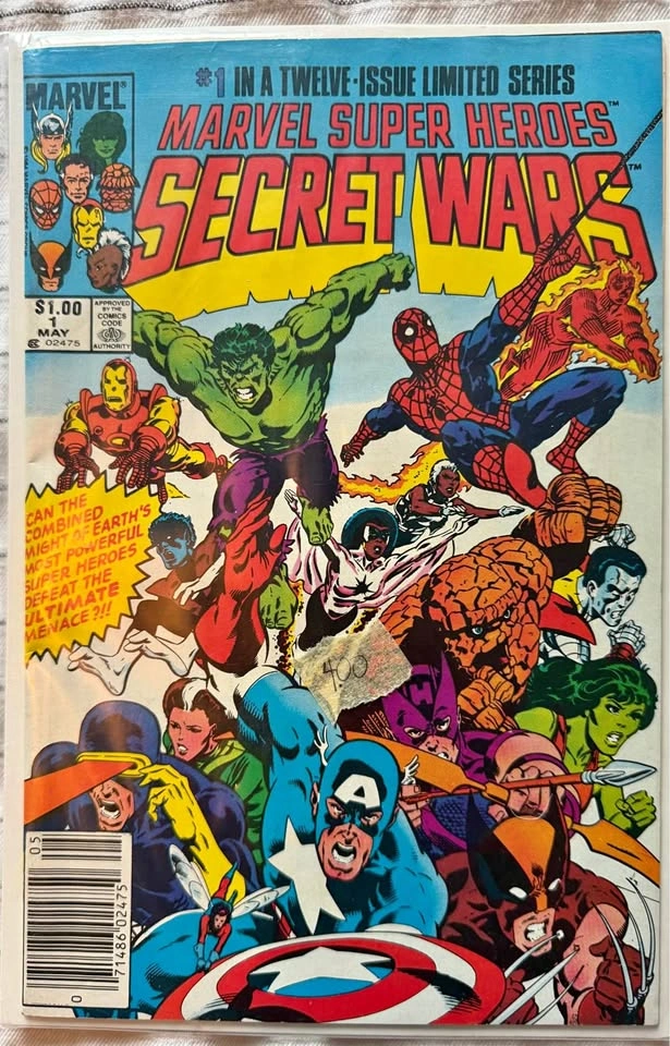 Marvel Super Heroes Secret Wars #1 (1984, $1.00 CPV) $85 OBO