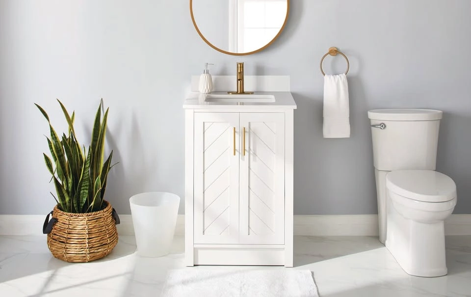 BNIB CANVAS Brooks Double Door Single Sink Vanity, 24-in - photo 5