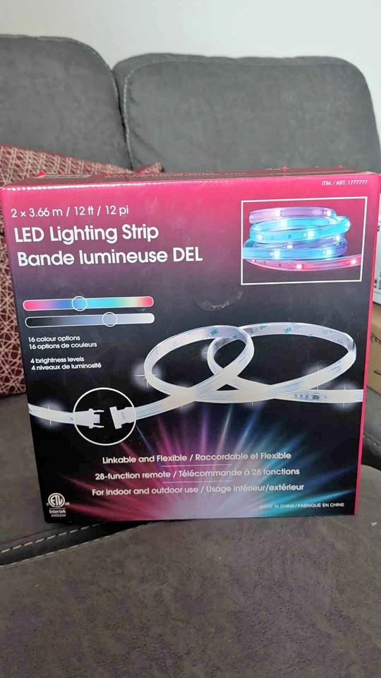 LED Lighting Strip 2 x 12ft Pack