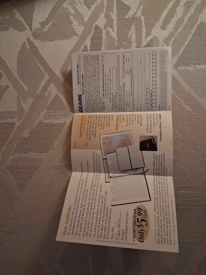 Vintage 2001 Sears Direct To You Mailer Advertising Ephemera - photo 2