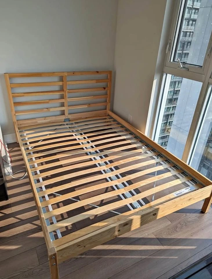 Double bed and mattress - photo 2