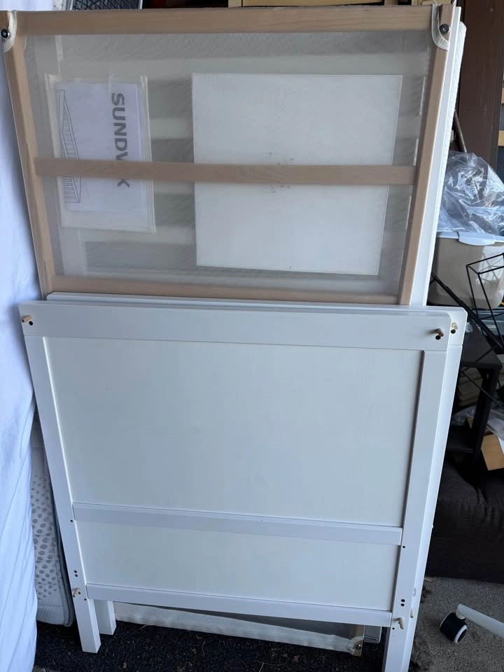 Ikea sundvik crib and mattress - photo 3
