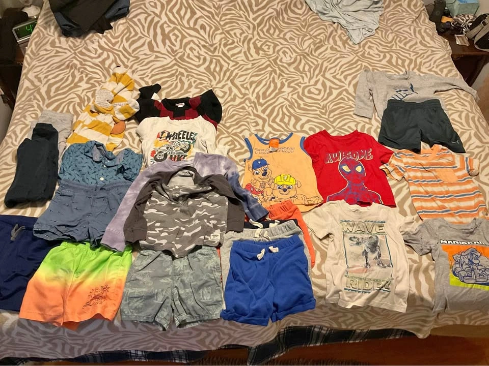 Toddler Boy Clothing Lot - Spider-Man, Paw Patrol, Mario Kart