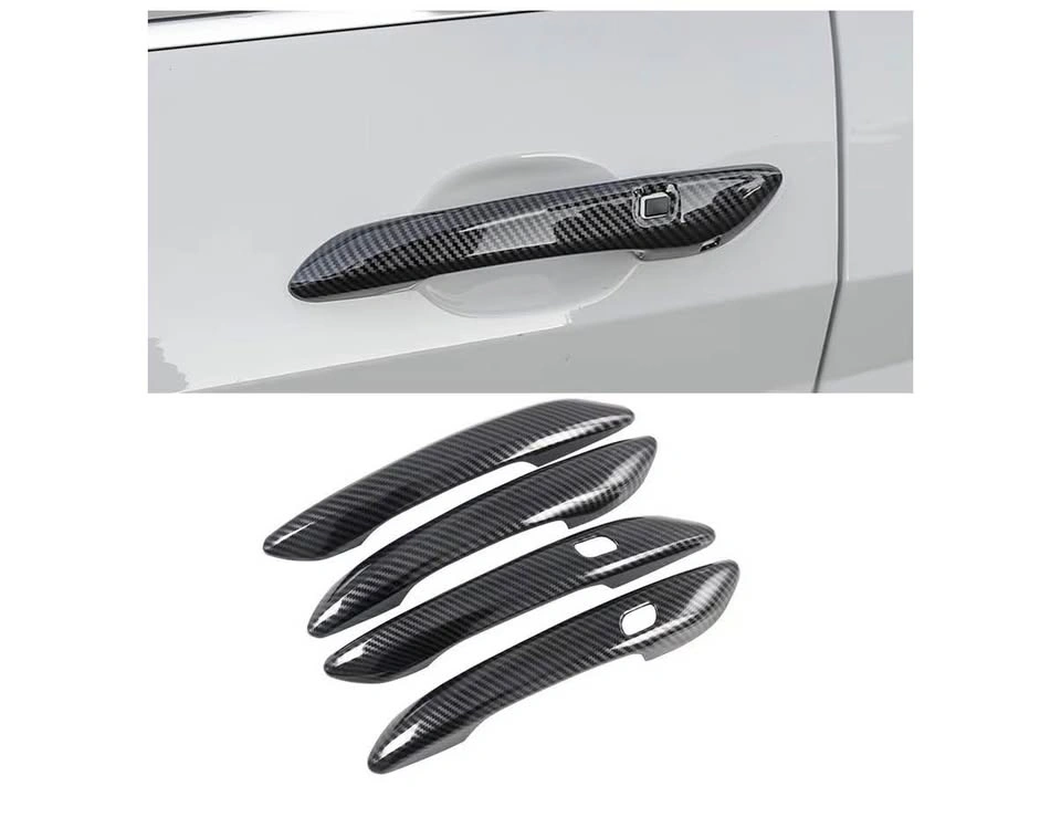 Hyundai Elantra 2021-2026 Carbon Fiber Side Door Handle Cover - photo 3