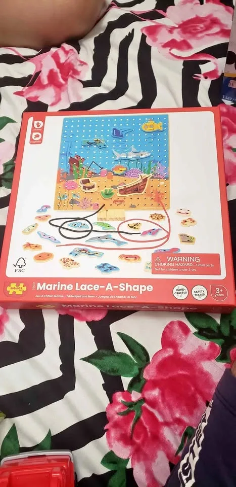 Bigjigs Toys Marine Lace-A-Shape