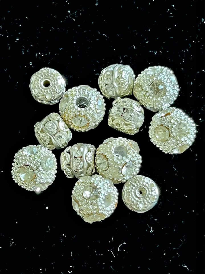 Rhinestone Crystal Beads 7mm and 5mm