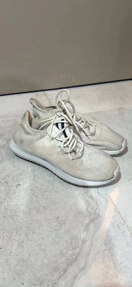 Light Cream Athletic Shoes