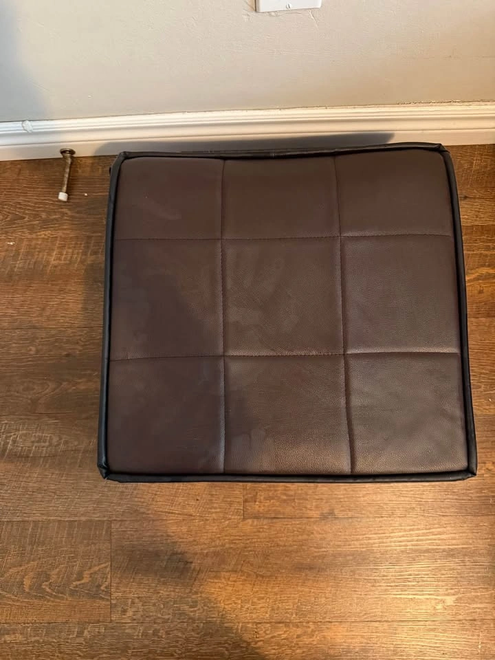 Leather Brown Floor foldable Chair - photo 2