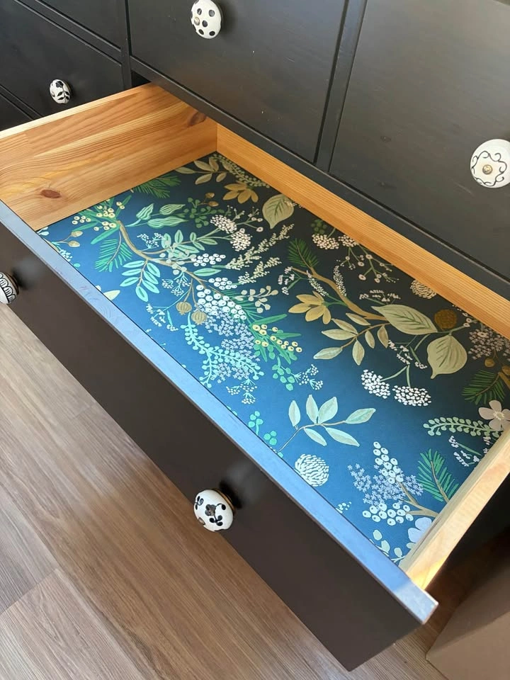 Black Dresser with Custom Lining & Knobs - photo 2