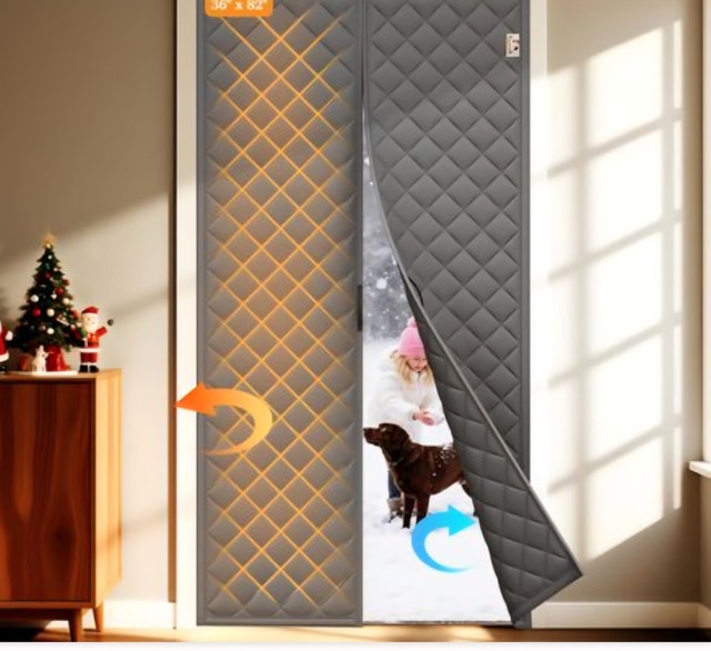 THERMAL INSULATED DOOR CURTAIN