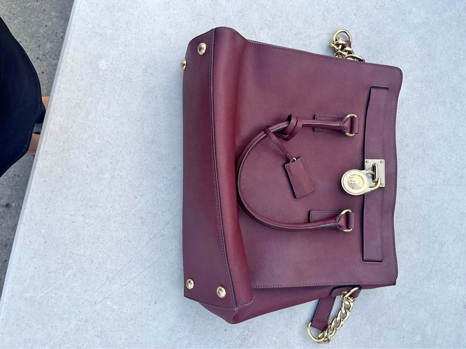 Michael Kors Hamilton Saffiano Leather Satchel
