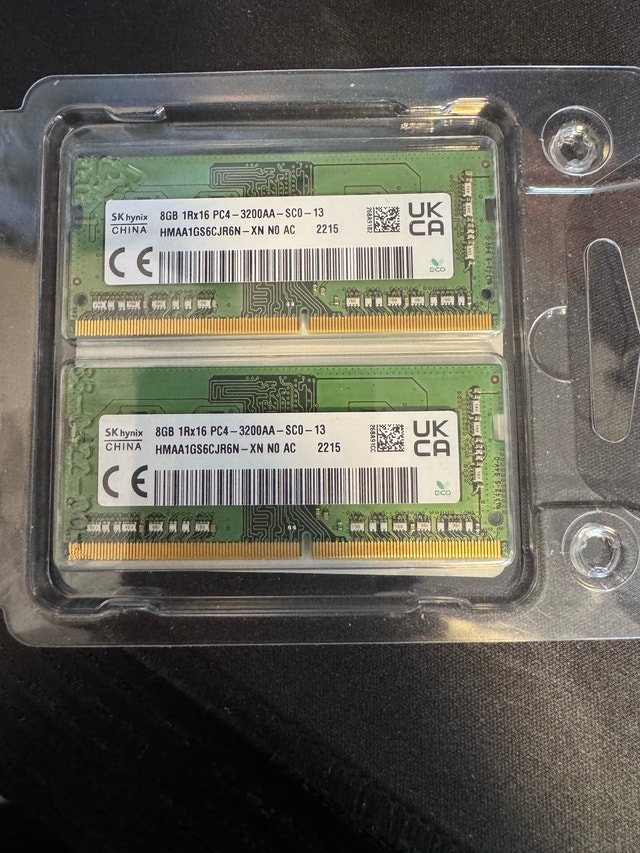 SK Hynix DDR4 16GB (2x8GB) 3200Mhz SODIMM RAM