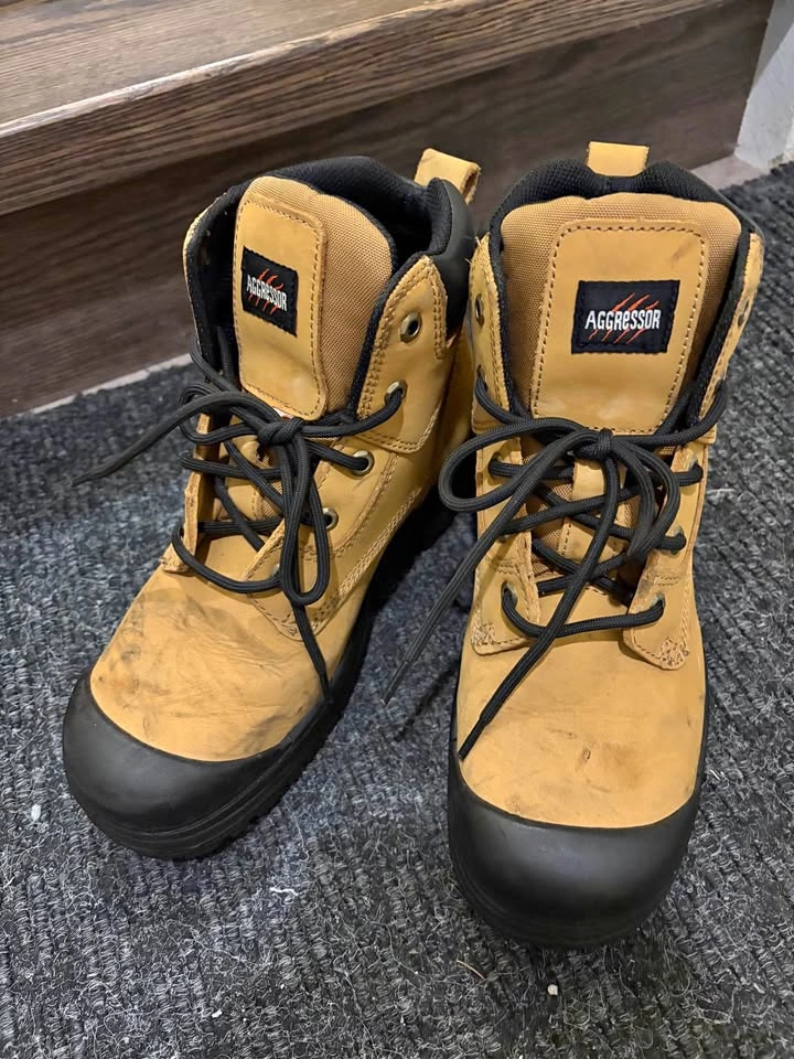 Aggressor Steel Toe Work Boots