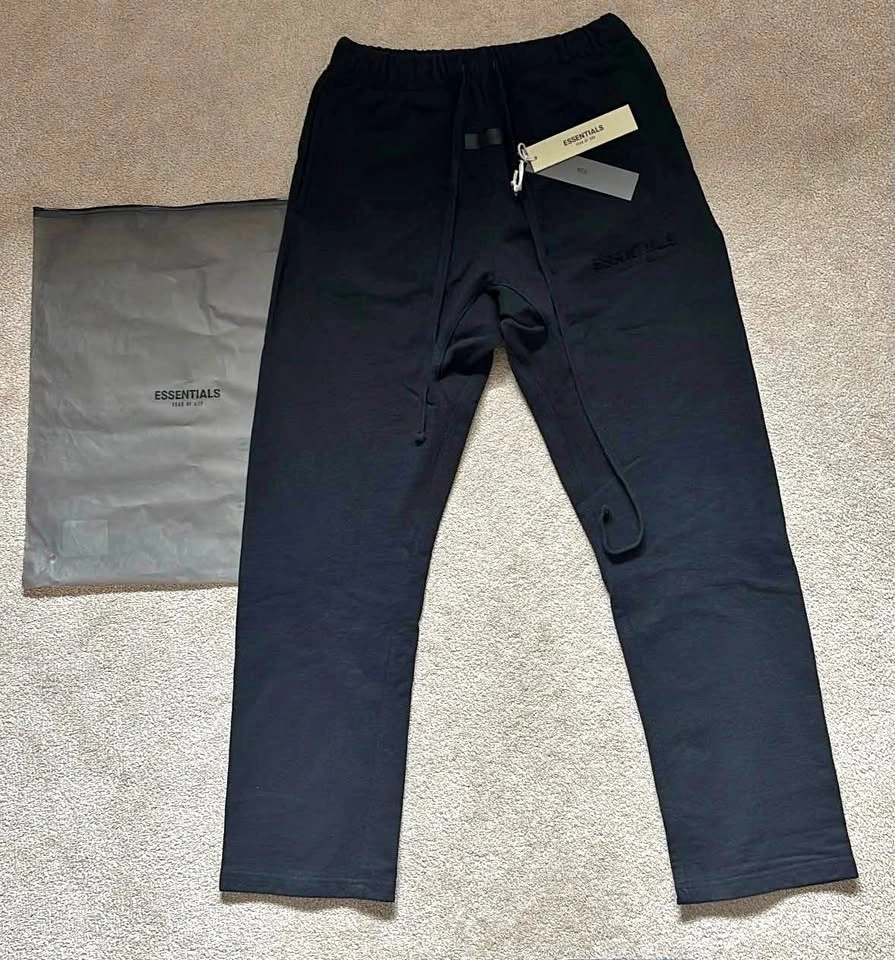 Black Essential Pants