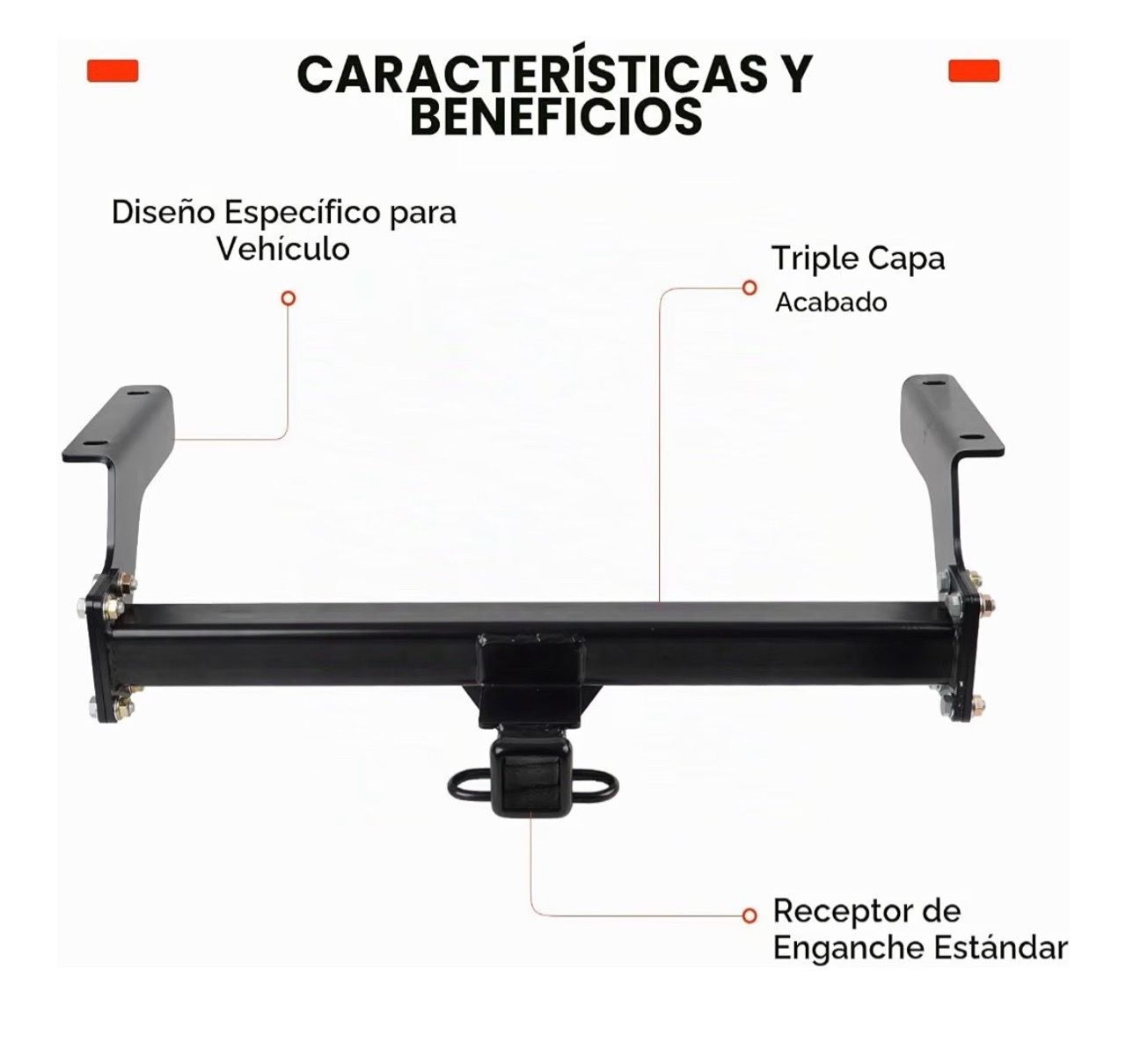 2" Receiver Trailer Hitch for Subaru Crosstrek 2018-2023 - photo 4