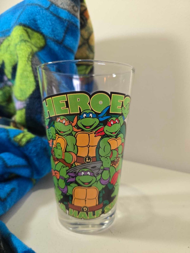 Teenage Mutant Ninja Turtles Blanket and Glass Set - photo 2
