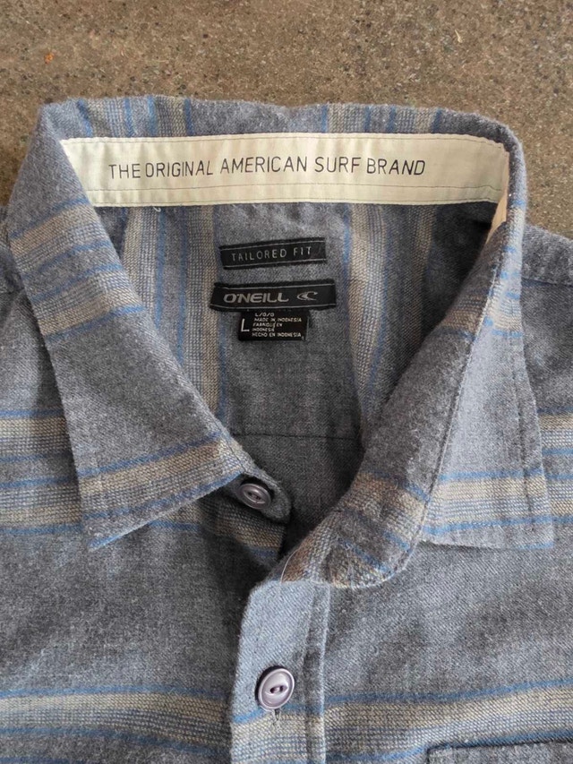 O'neill Men's button down long sleeve shirt. Large-Tailored fit - photo 2