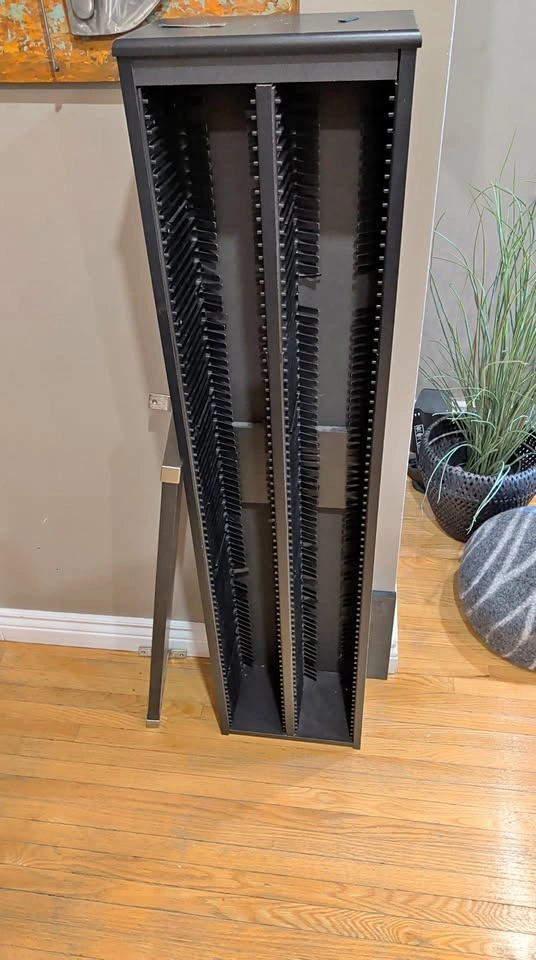 Black CD Storage Tower
