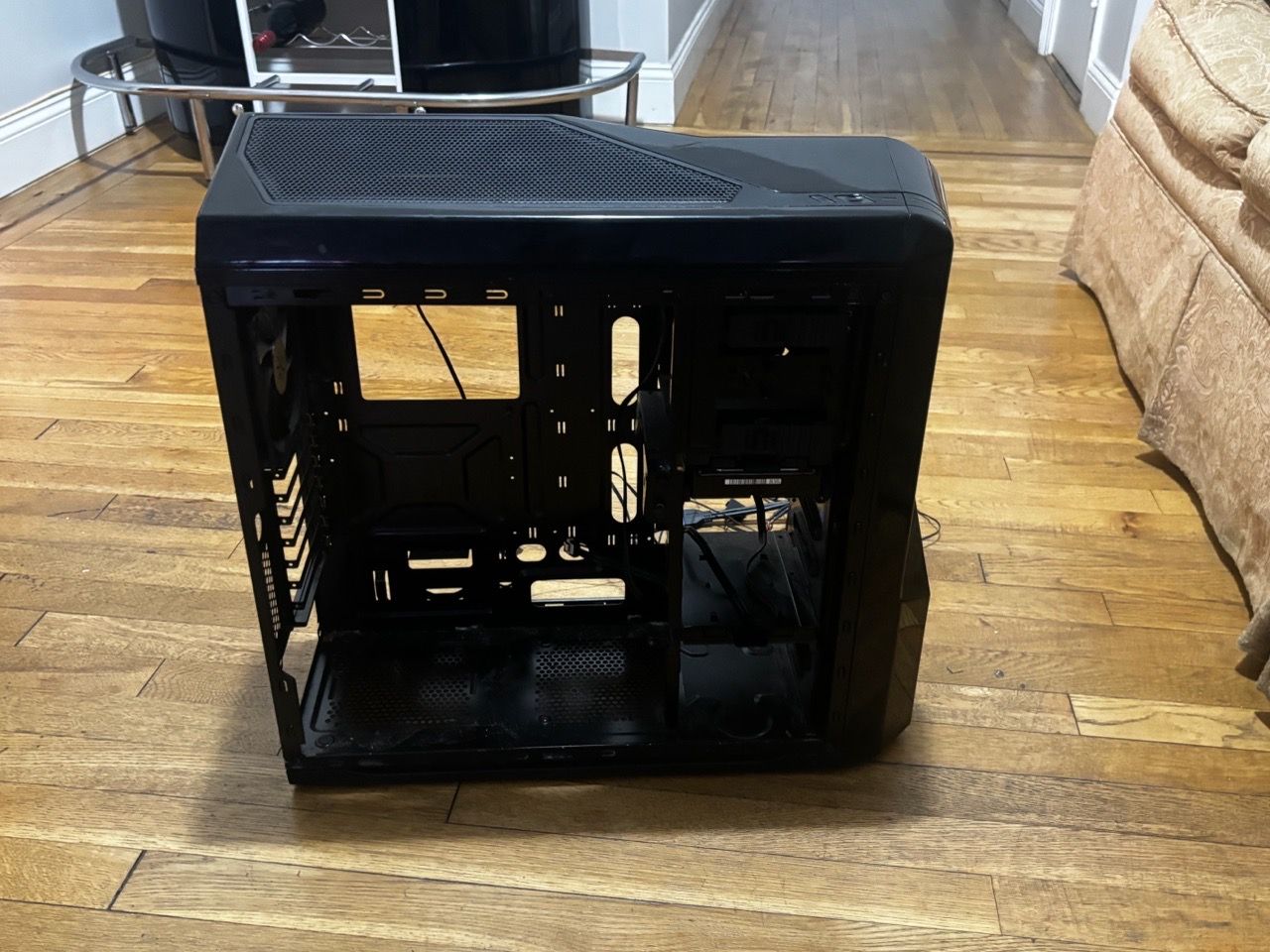 Black pc case