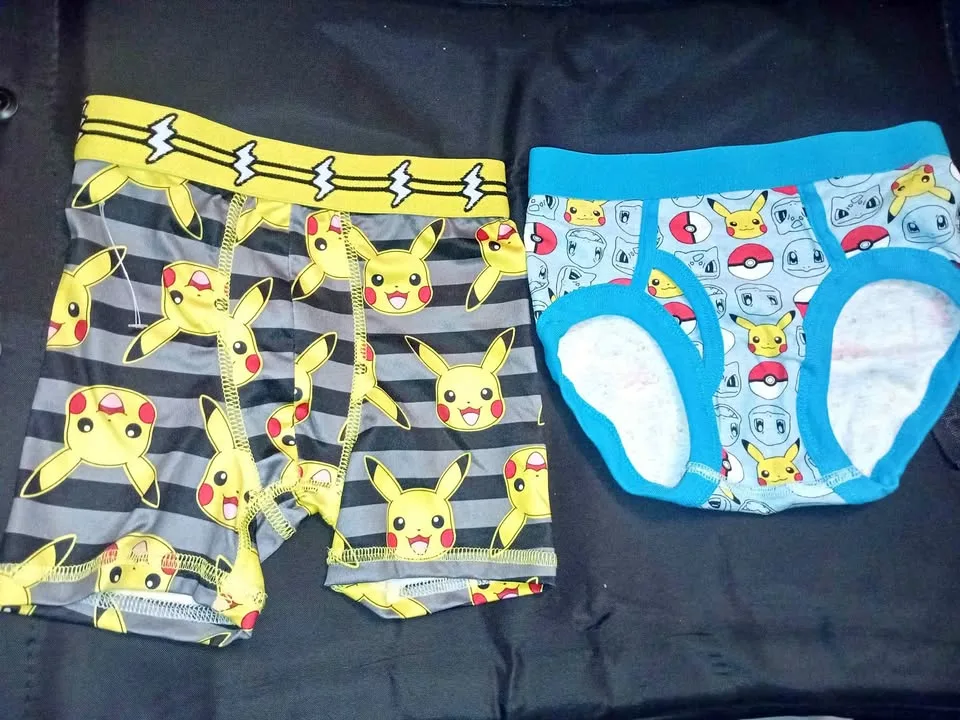 🥕 NEW! 2 Pokemon Boys Underwear (boxer & brief) thumbnail