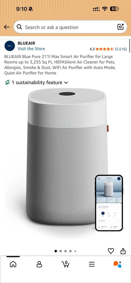 BLUEAIR Blue Pure 211i Max Smart Air Purifier - photo 2
