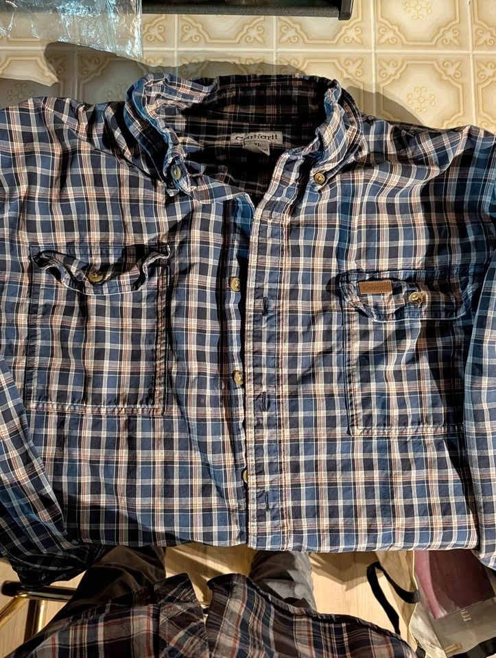 Carhartt Plaid Button-Down Shirt