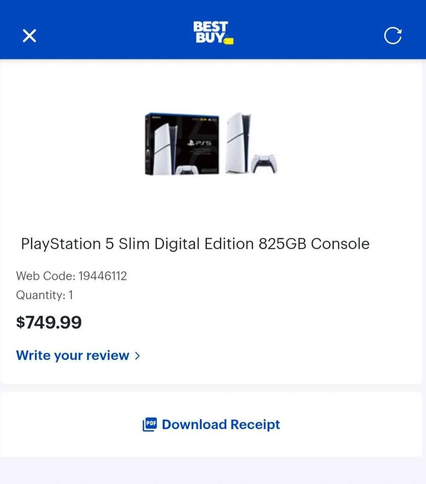 Playstation 5 Slim 825 GB Digital - photo 2
