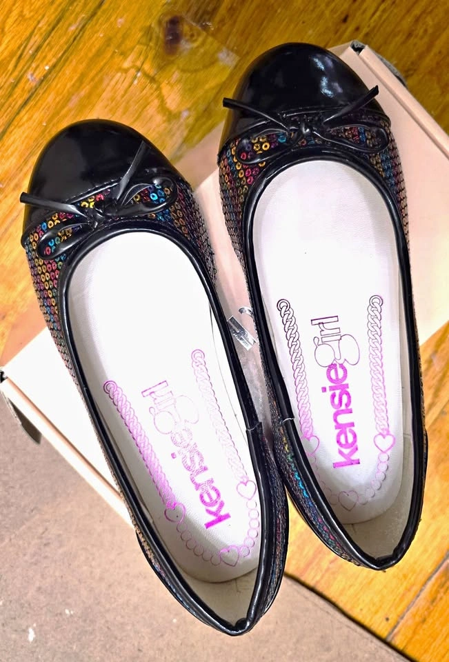 Kensie Girl Sequin Ballet Flats - Girl's Shoes Size 1