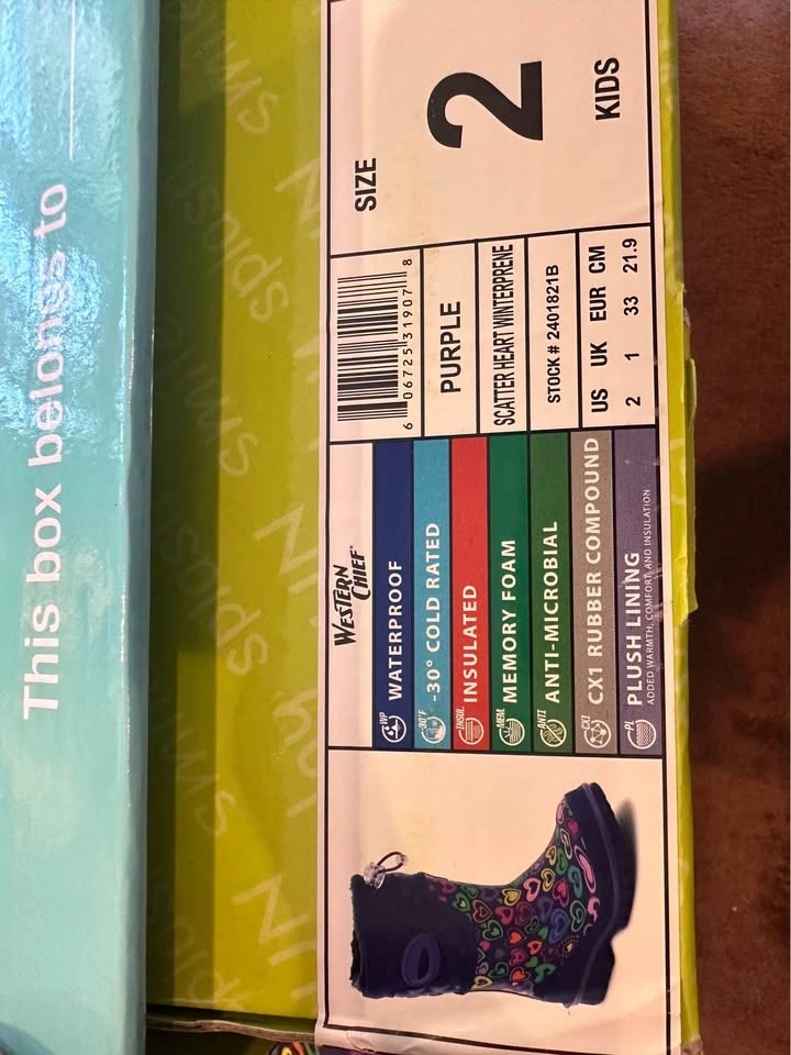 Western Chief Kids Winter Boots - size 2 - photo 5