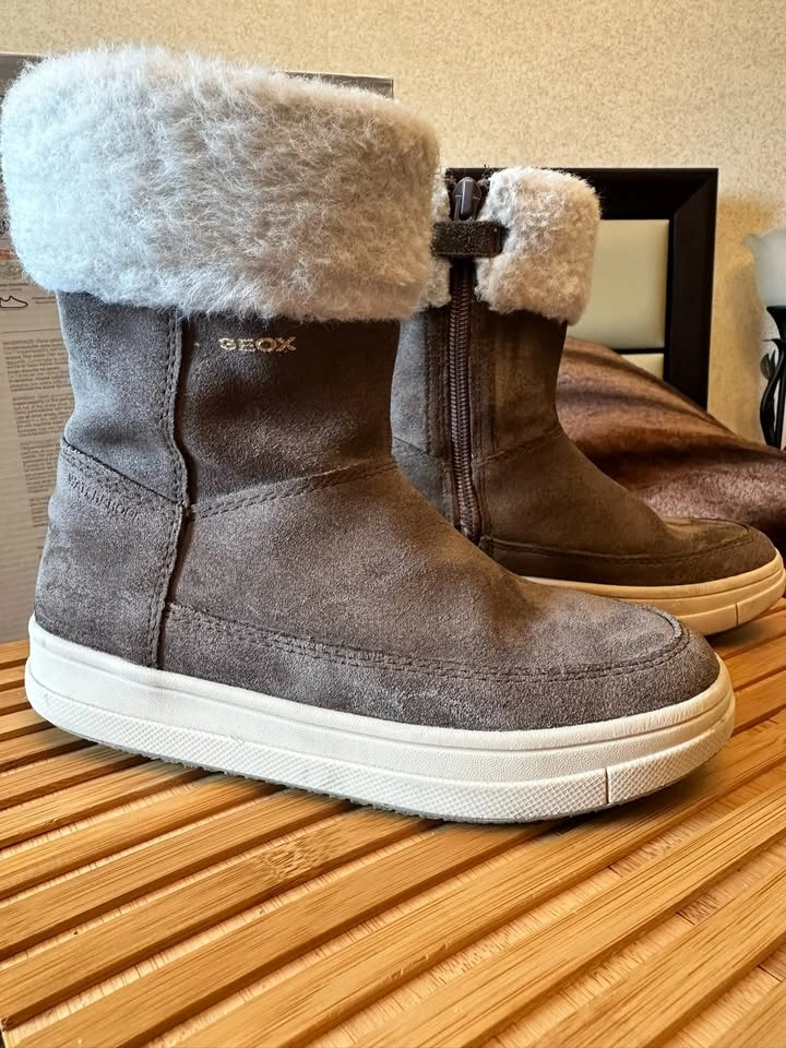Geox Girls' Faux Fur Trim Winter Boots - photo 2