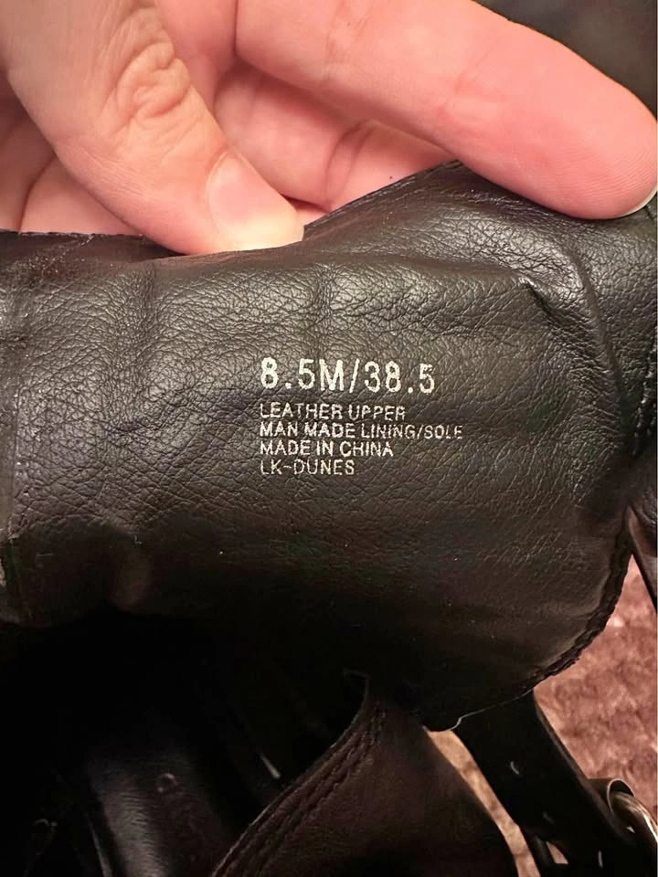 Lucky Brand women girl leather boots size 8.5 (38.5) brand new - photo 2