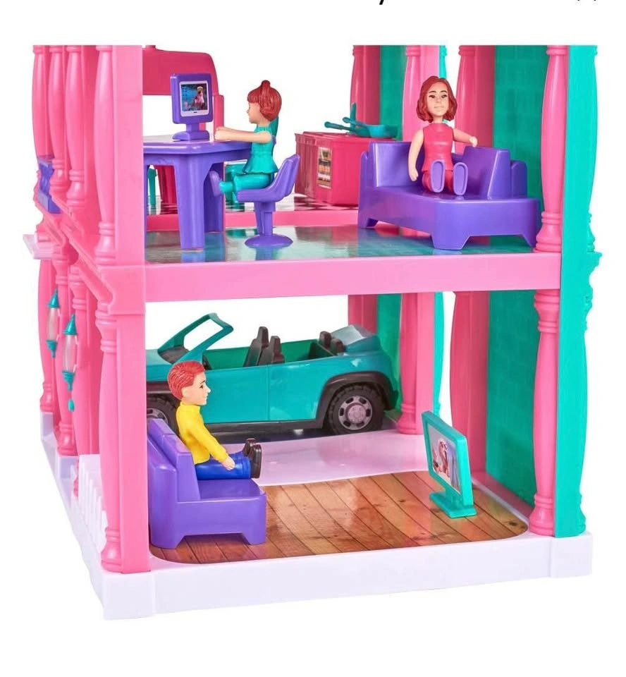 Dollhouse Play Set ( 24 Pieces, Garage, Working Elevator, Sounds - photo 2