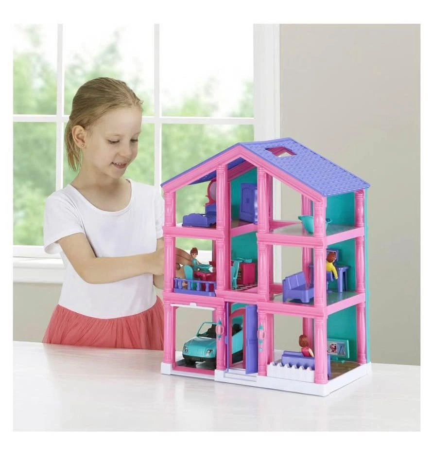 Dollhouse Play Set ( 24 Pieces, Garage, Working Elevator, Sounds - photo 4