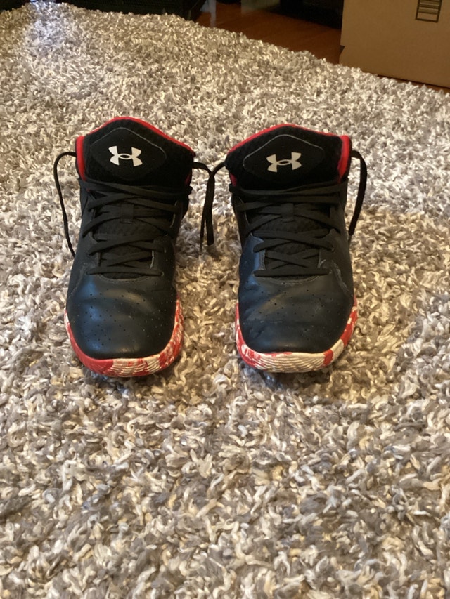 Men's Under Armour Jet '21 Basketball Shoes "Bred" - Size 8.5