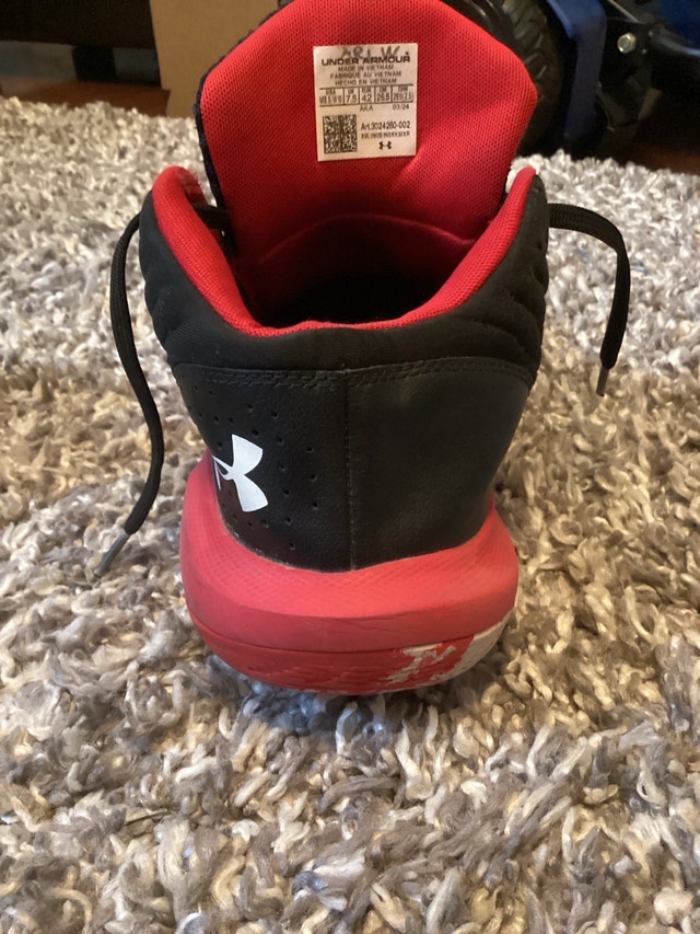 Men's Under Armour Jet '21 Basketball Shoes "Bred" - Size 8.5 - photo 4