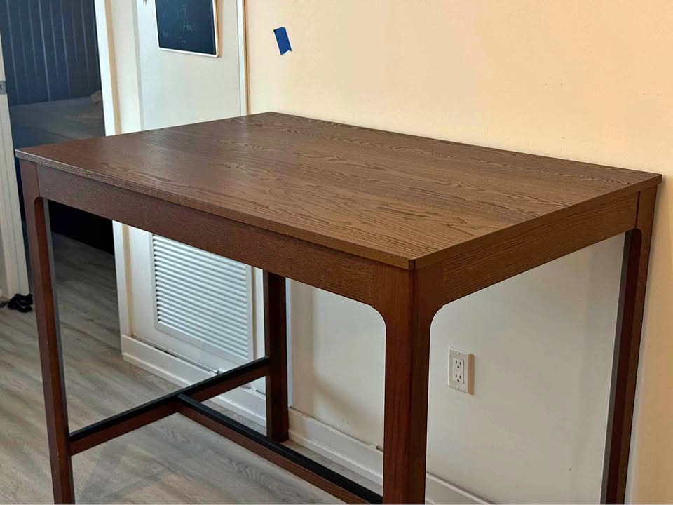WOODEN BAR TABLE (IKEA EKEDALEN)
