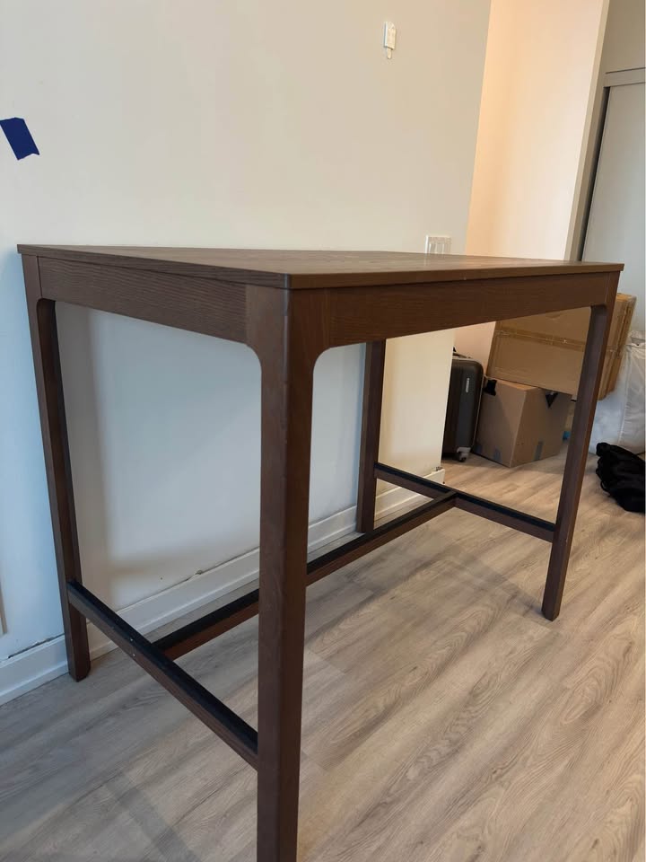 WOODEN BAR TABLE (IKEA EKEDALEN) - photo 2