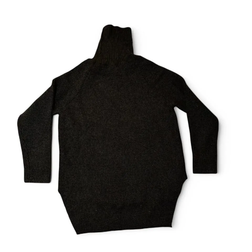 Black Turtleneck Knit Sweater thumbnail