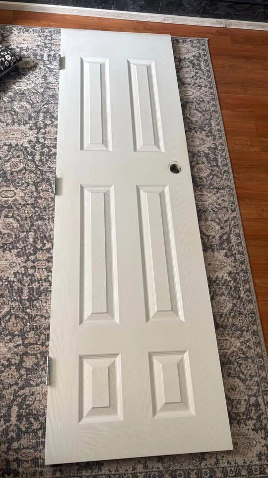 6-Panel White Interior Door with Frame 24" x 80" - photo 2