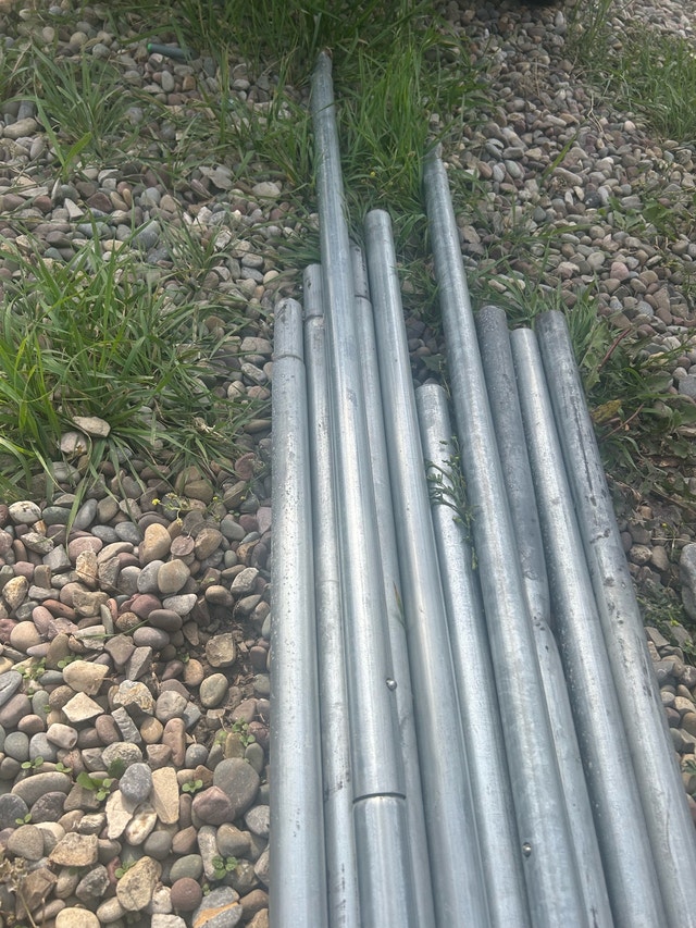 Galvanized Steel Trampoline Canopy Tent Poles - photo 3