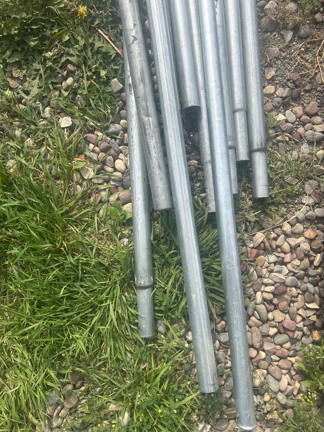 Galvanized Steel Trampoline Canopy Tent Poles - photo 4