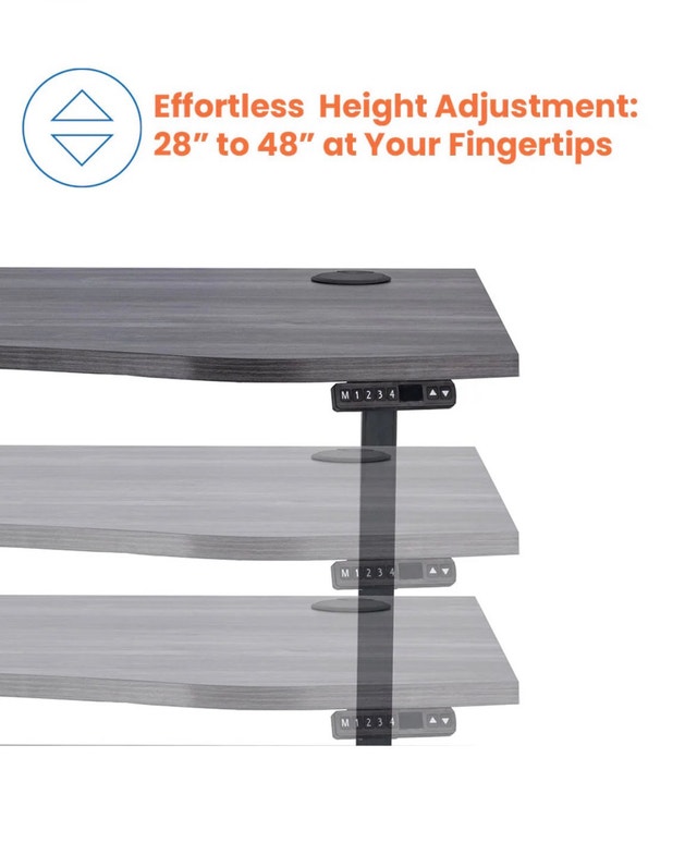 Brand New Motionwise 30"x60" Electric Sit-Stand Desk SDD60G - photo 3