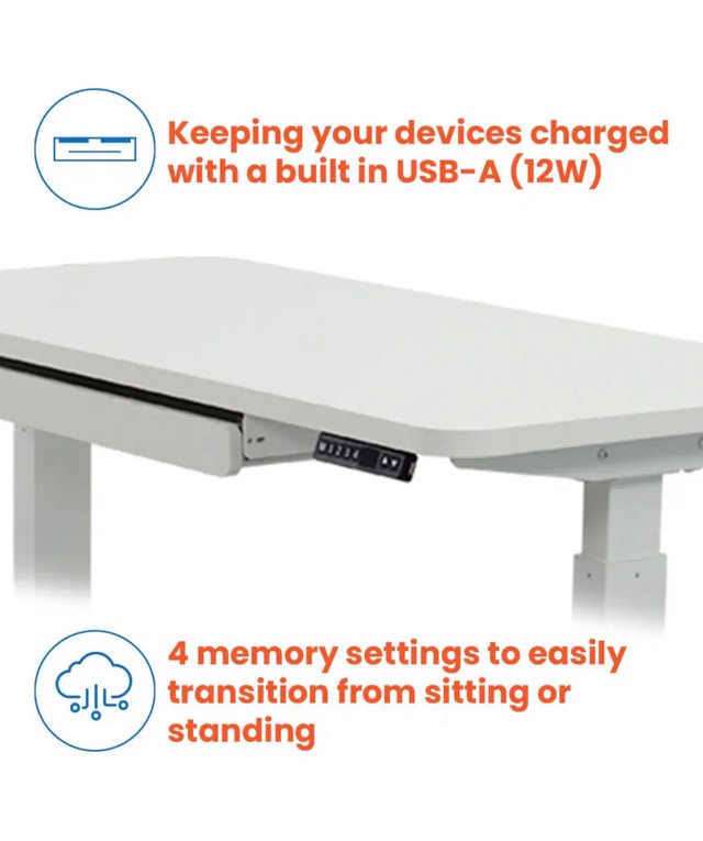 Brand New Motionwise 48x24 Electric Height Adjustable Desk - photo 4