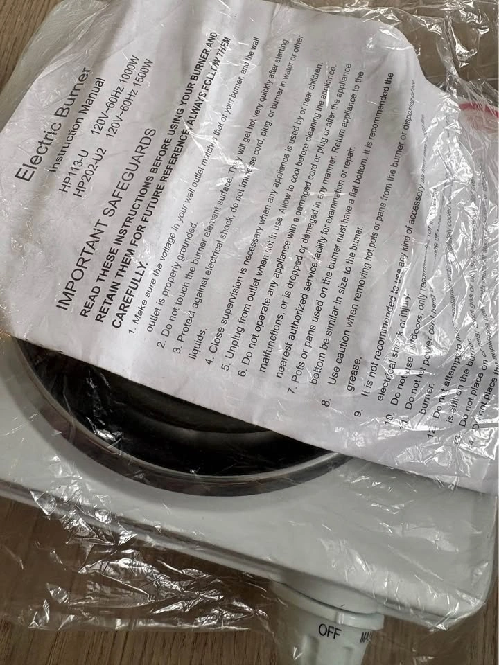 Home Max Portable Electric Hot Plate / Burner - photo 5