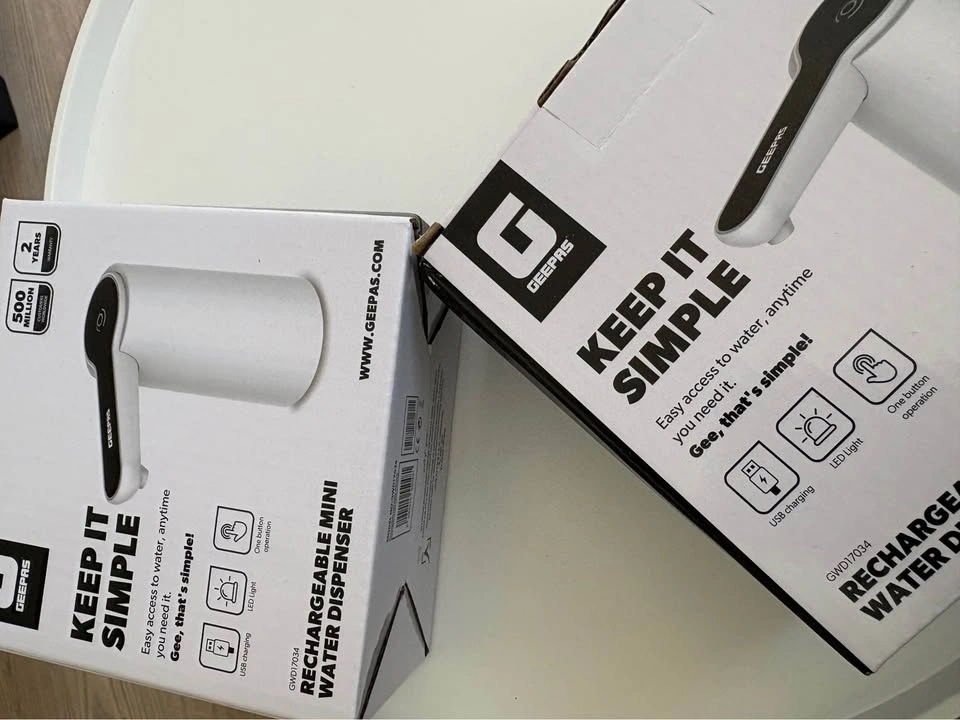 New-1pc of Mini water dispenser, USB charging with Led - photo 3