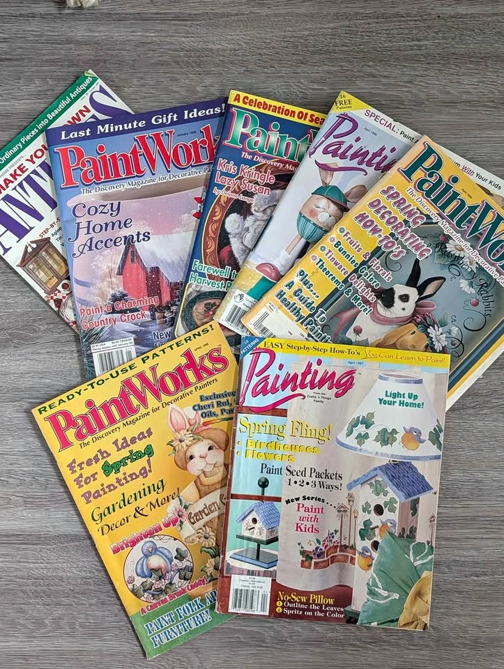 Lot of 16 Vintage Decorative Painting Magazines