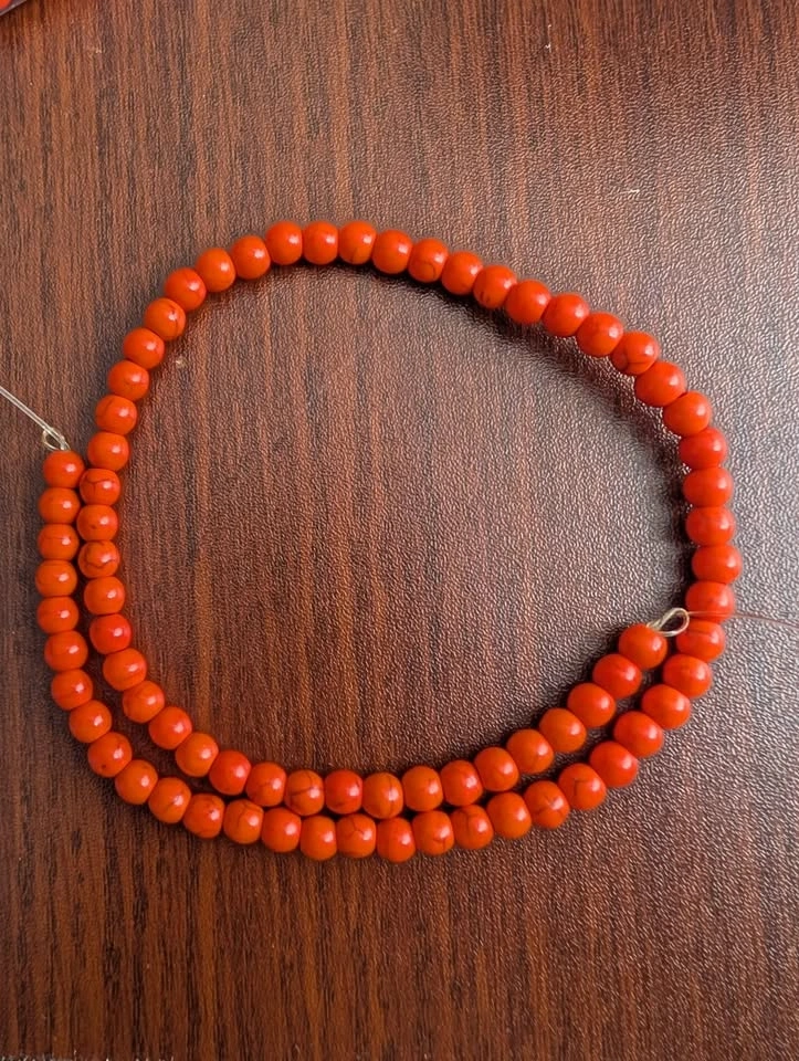 Orange Stone Bead Strands - photo 2
