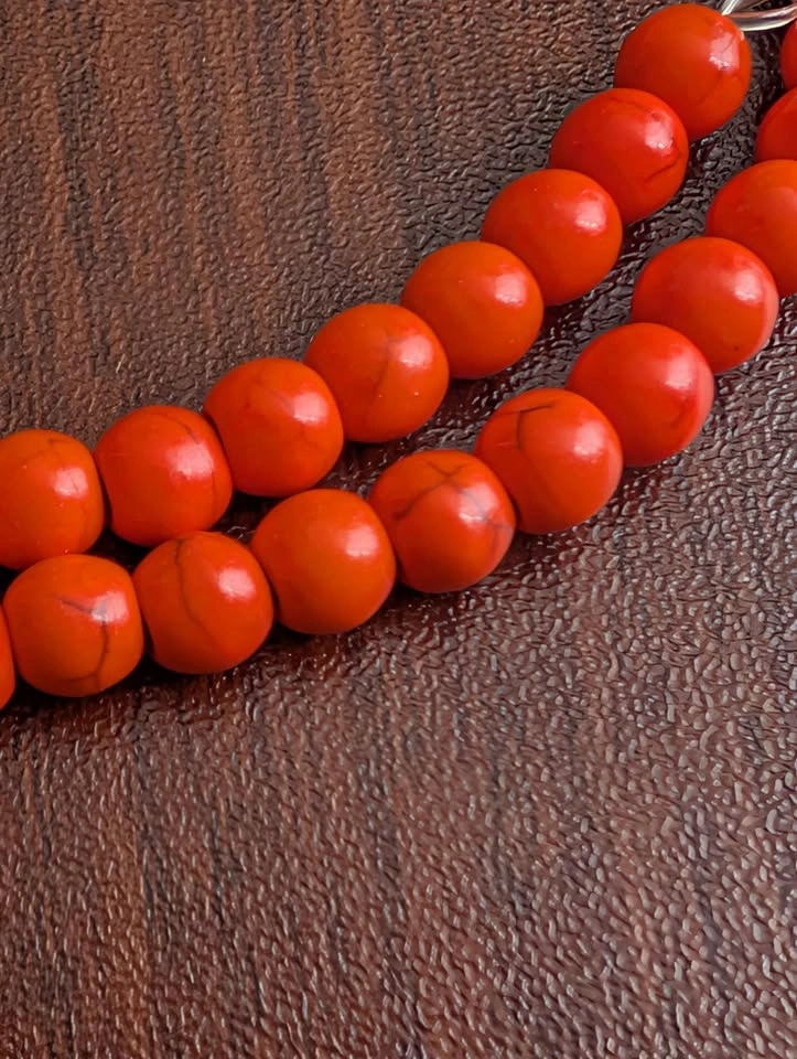 Orange Stone Bead Strands - photo 3