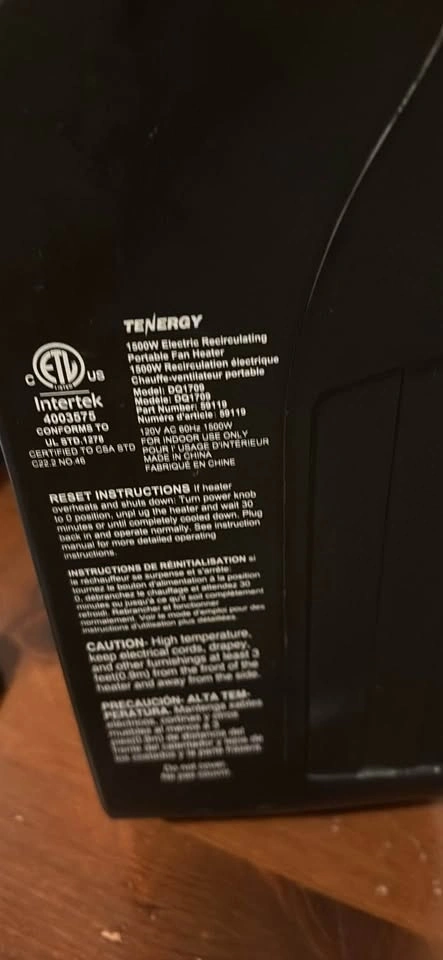 Portable Electric Fan Heater - photo 2